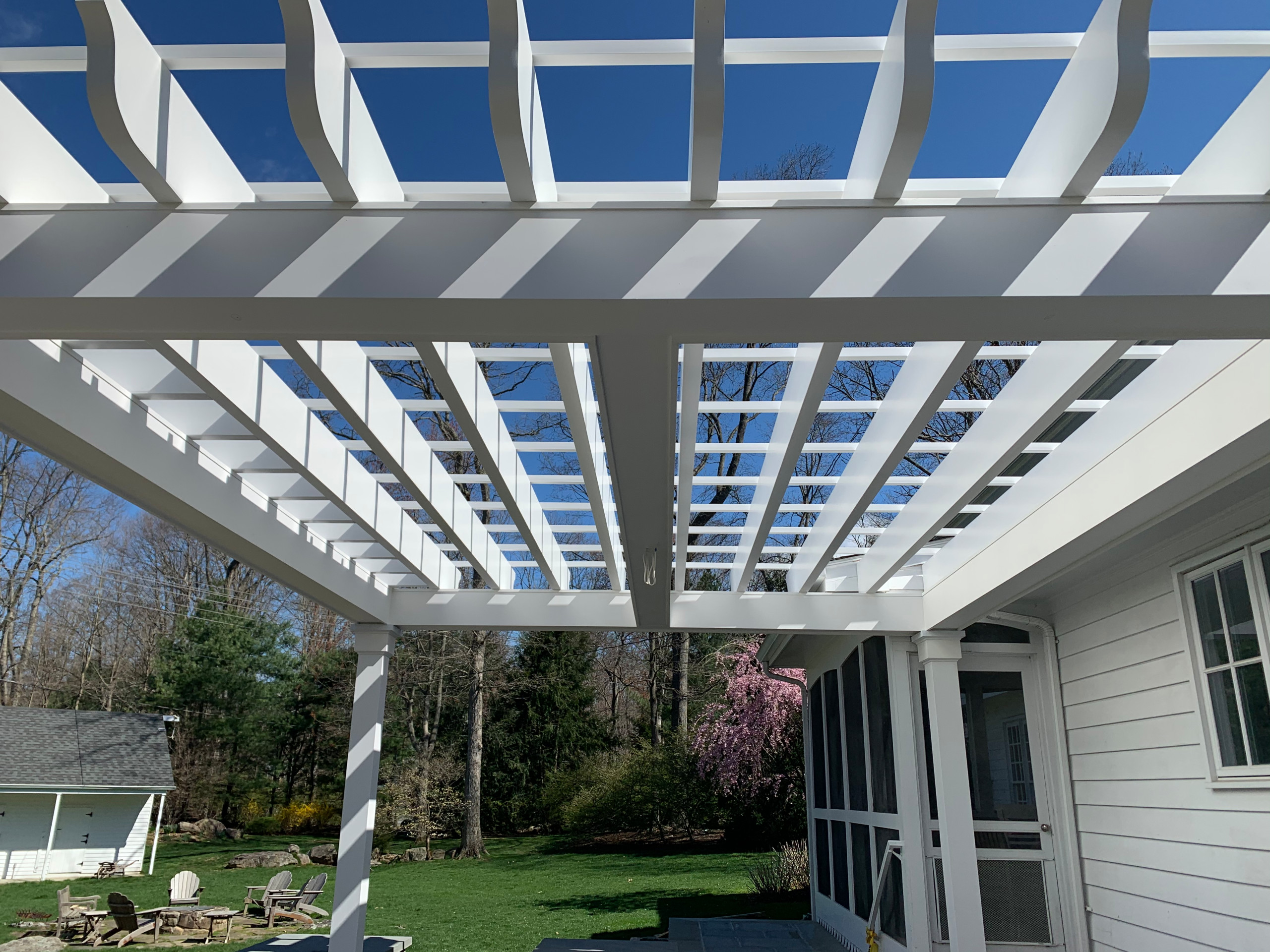 All pvc pergola