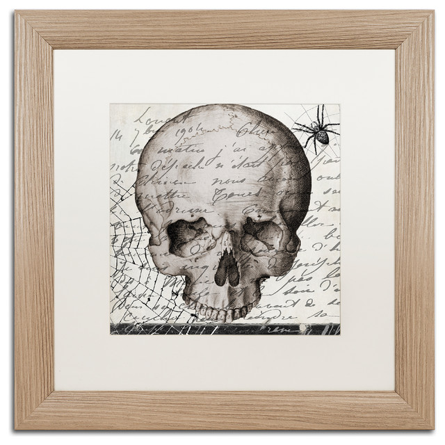 Color Bakery Halloween Skull Matted Framed Art Eclectic