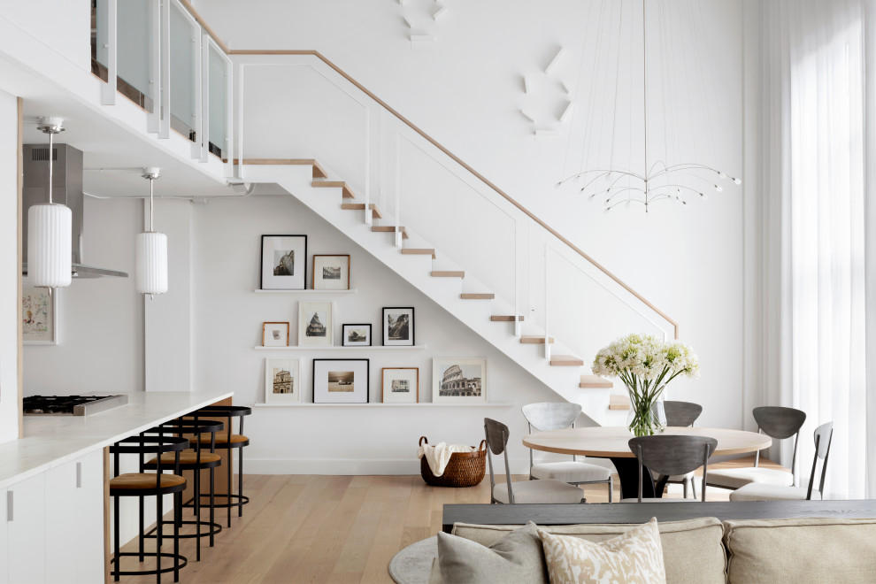 Design ideas for an industrial staircase in Baltimore.