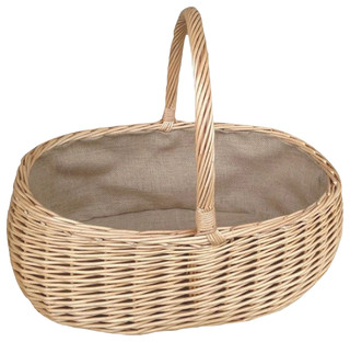 large lined baskets