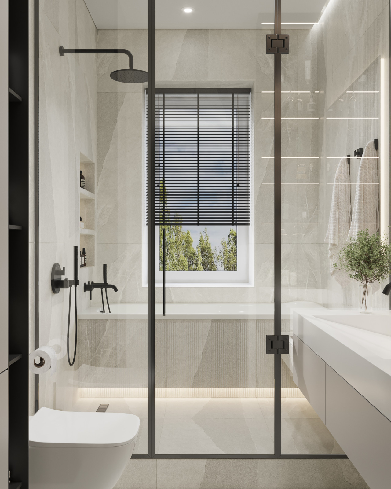 Contemporary home interior for young family