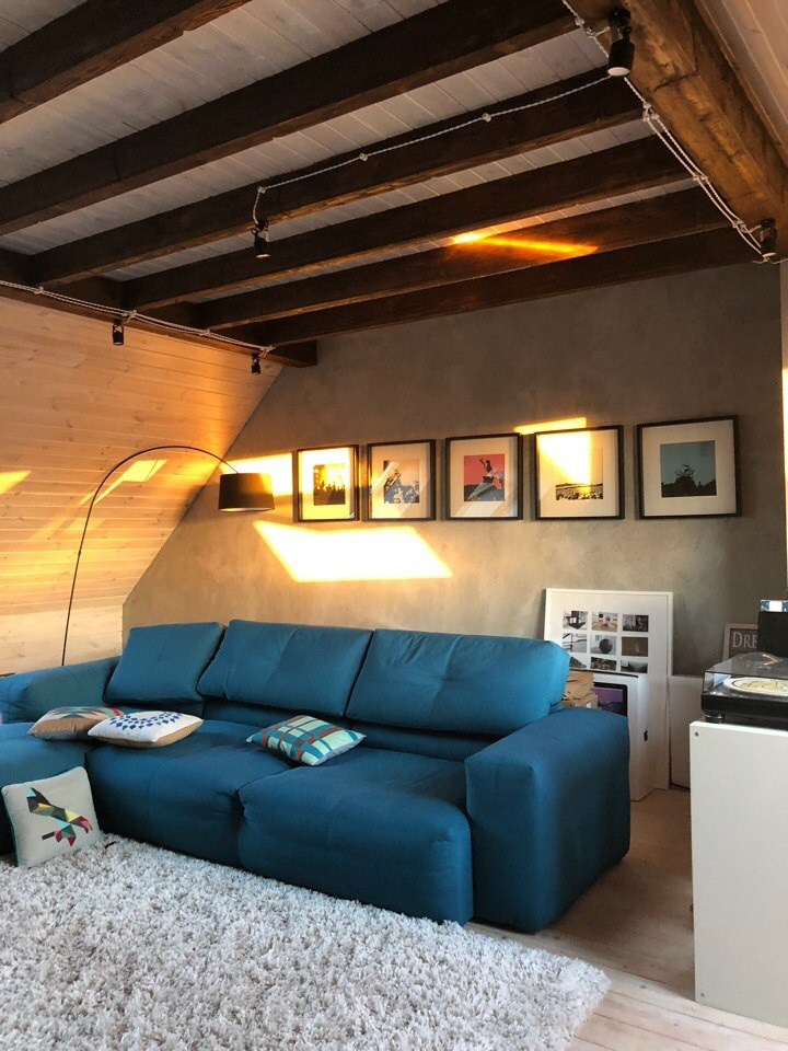 Интерьер в Средиземноморском настроении с элементами лофта