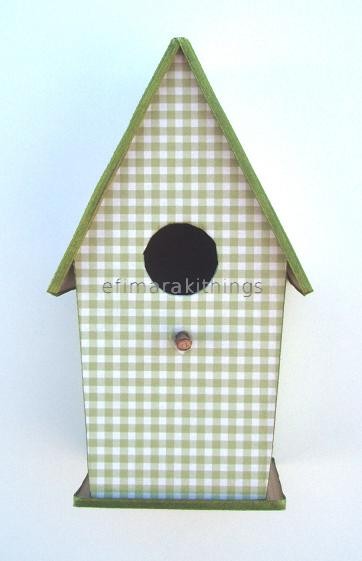 cardboard birdhouse " souvenir "
