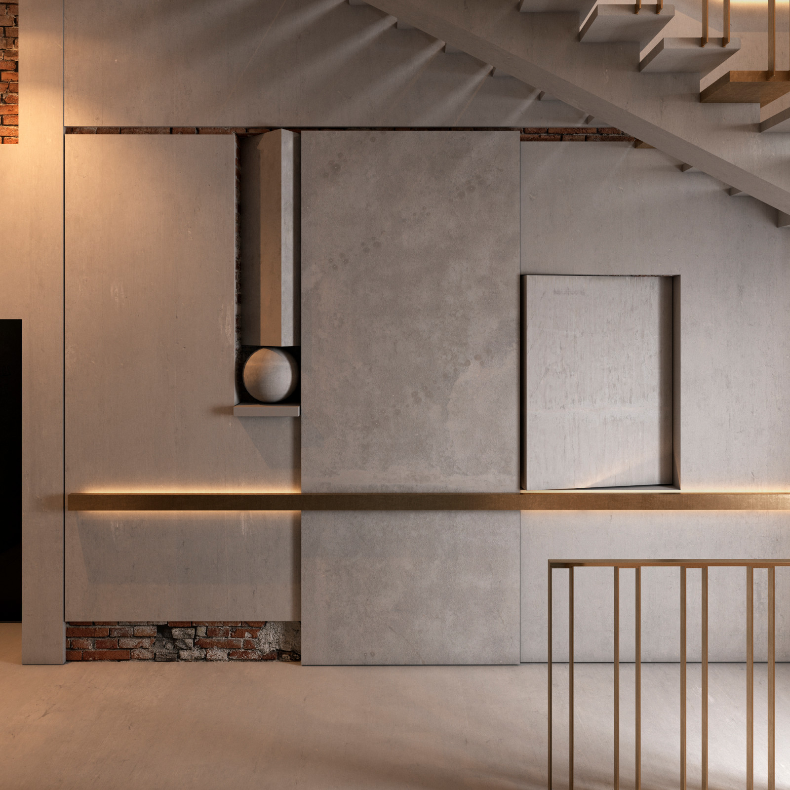 Лестница в апарт-отеле