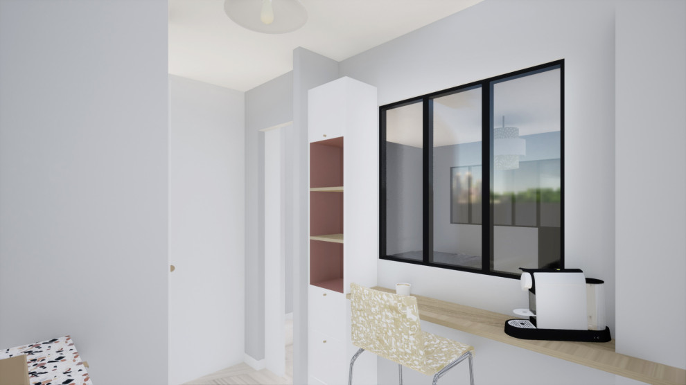 Aménagement d'un studio en 2 pièces / Projet en cours