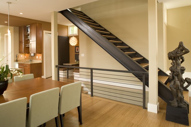C+S Residence contemporain-escalier