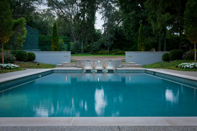 Yarmouth Project: Pool and Spa contemporaneo-piscina