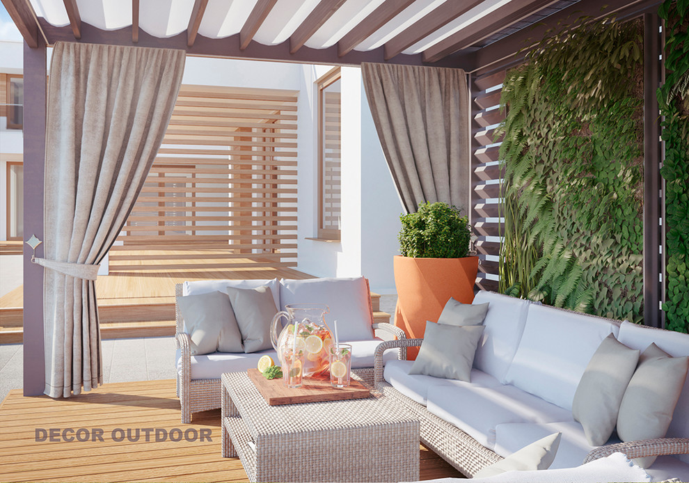 Визуализации уличных штор