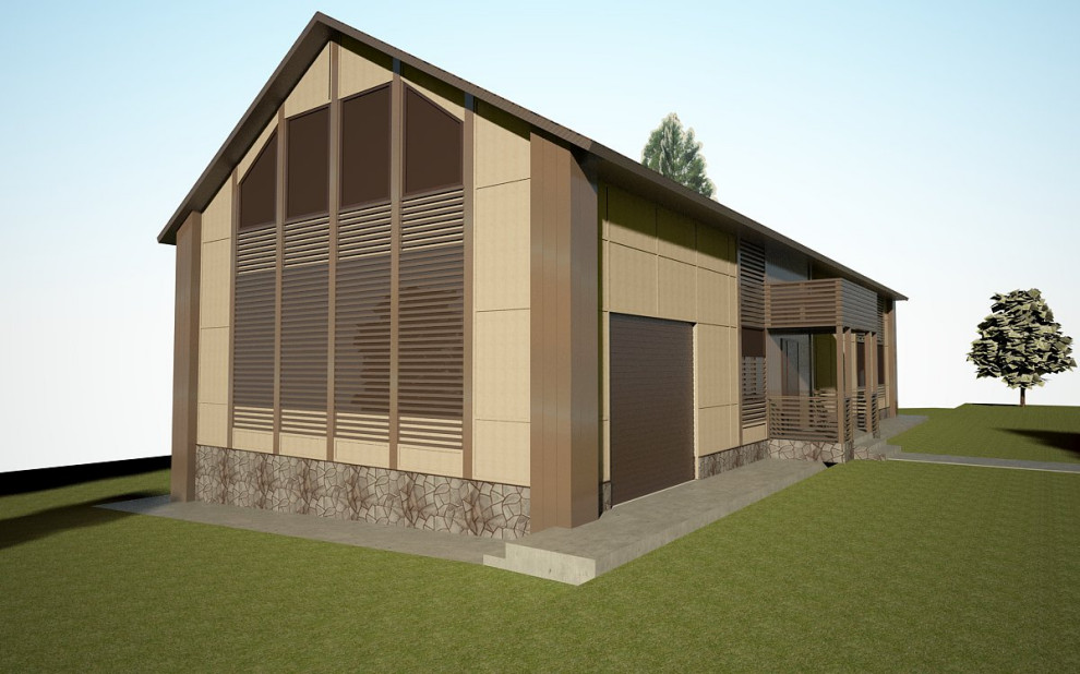 Разработка фасадов для жилого дома