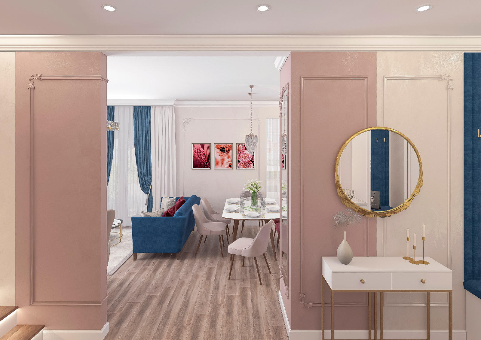 Дизайн-проект двухуровневой квартиры. г.Калининград