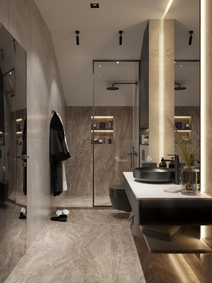 Ванная комната в коттедже