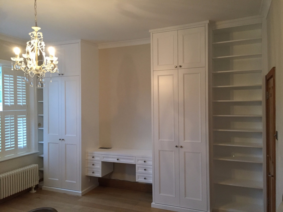 Bespoke storage desk and shelving unit
