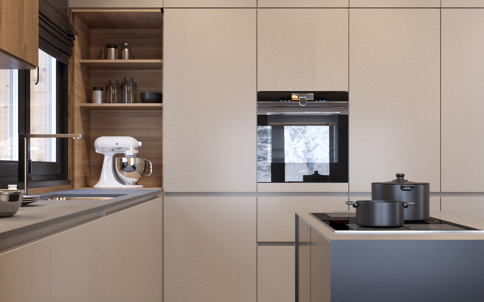 Дом элементами современного шале