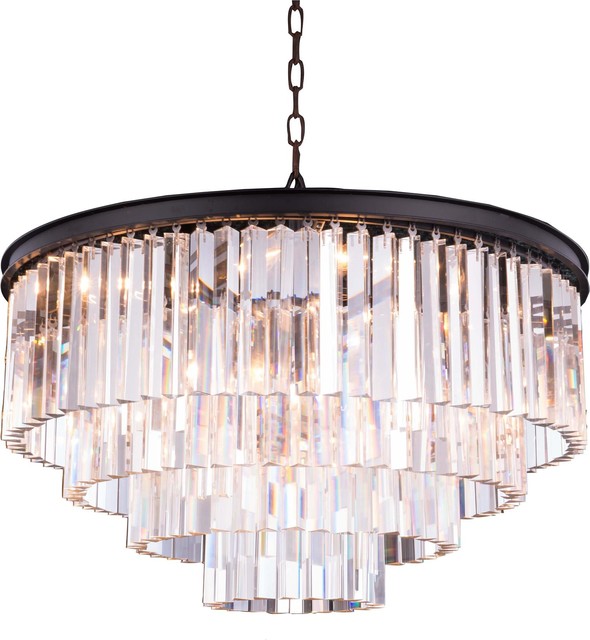 Pendant Lamp Sydney 17 Light Mocha Brown Transitional Pendant Lamp Sydney 17 Light Mocha