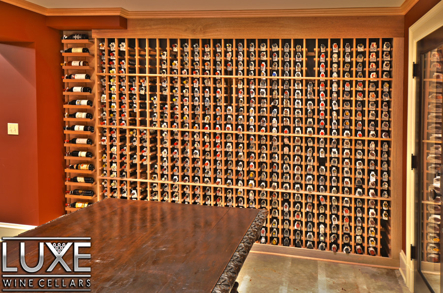 Design ideas for a modern wine cellar in Seattle.
