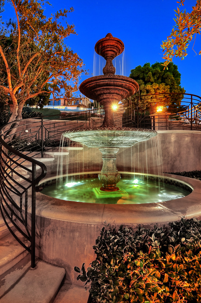 Tuscan home design photo in Orange County