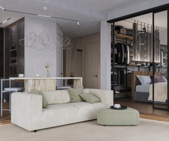 Назад в будущее. Квартира 70 кв.м. в ЖК Вэлтон Парк