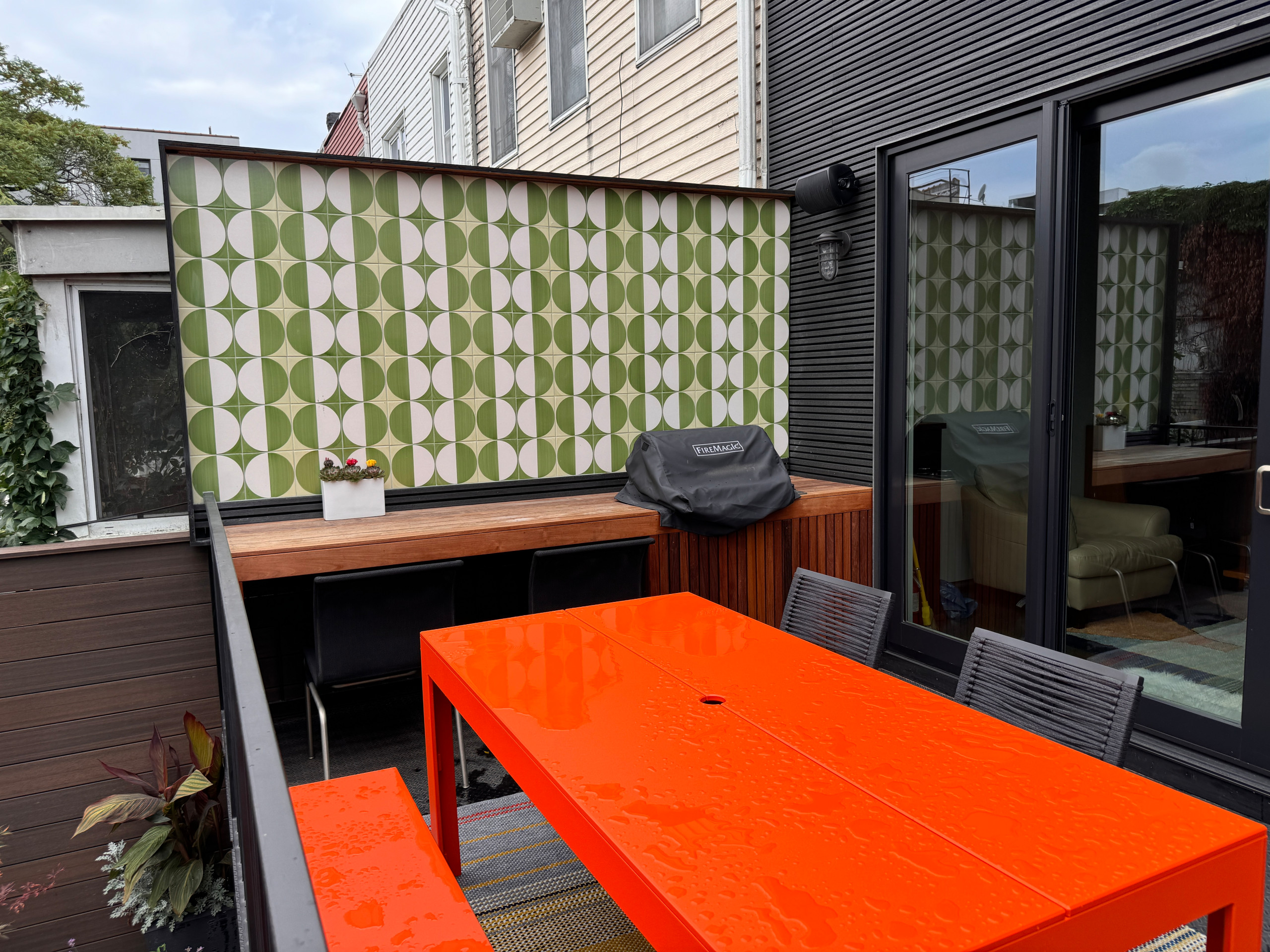 Greenpoint, Brooklyn backyard