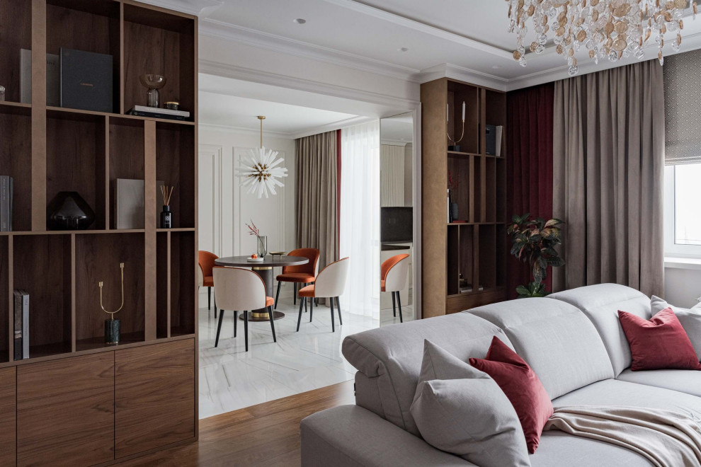 Интерьер квартиры в единой цветовой стилистике