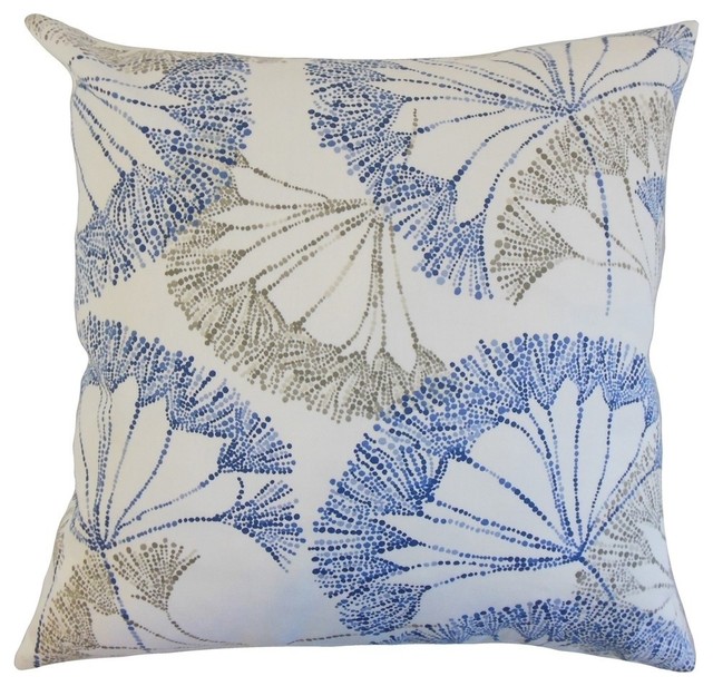 Grove Floral Pillow Contemporary Decorative Pillows by The Pillow