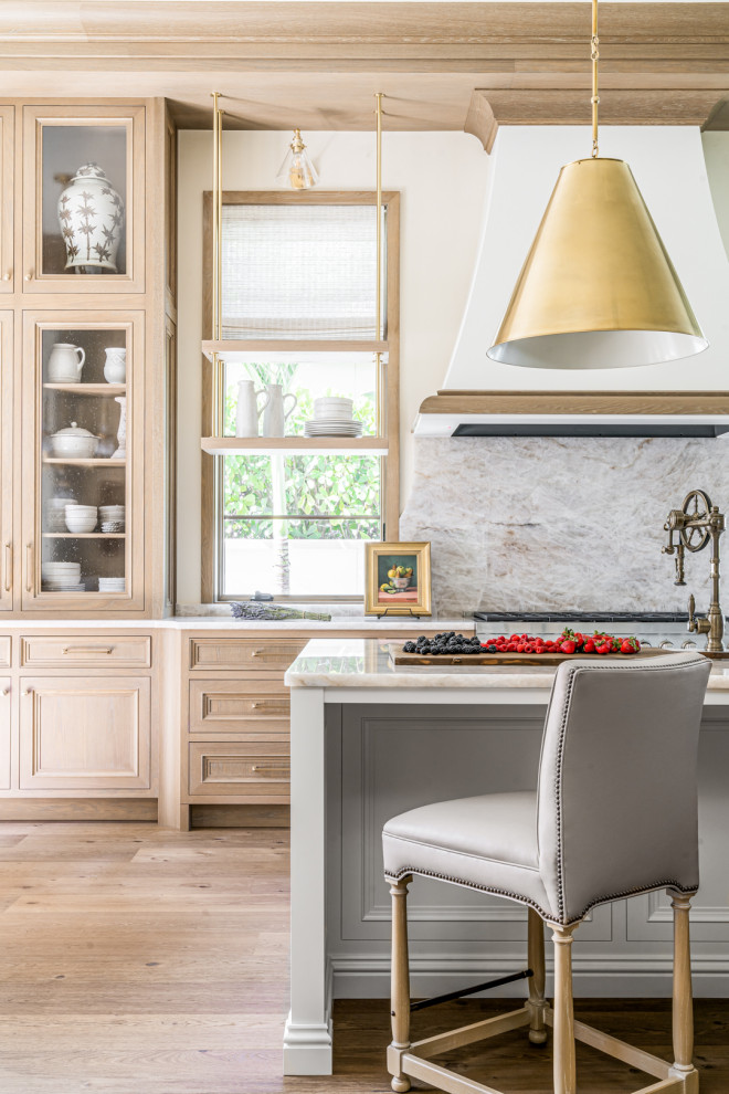 Inspiration for a transitional kitchen remodel in Miami