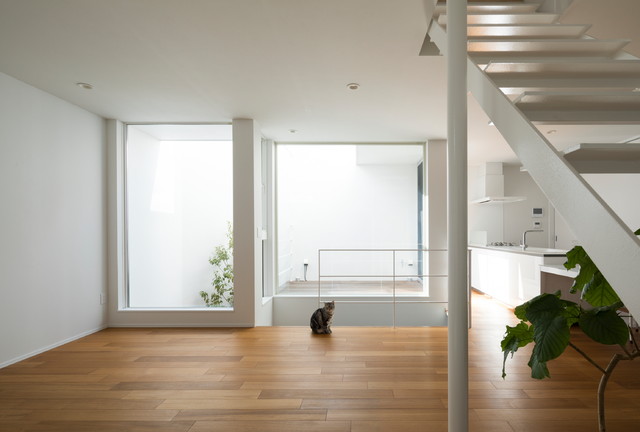 光の家 moderne-salon
