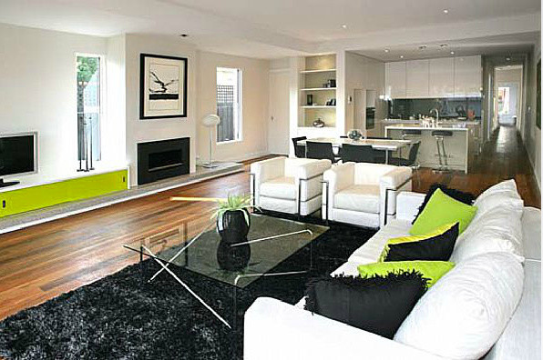 Weber Interiors contemporary-living-room