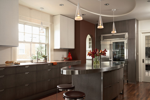 Summit Avenue Duplex modern-kueche