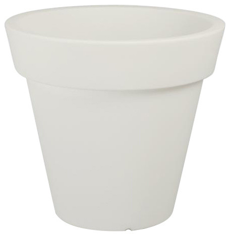 Pegasus Conical Pot 60 cm.fluo, White