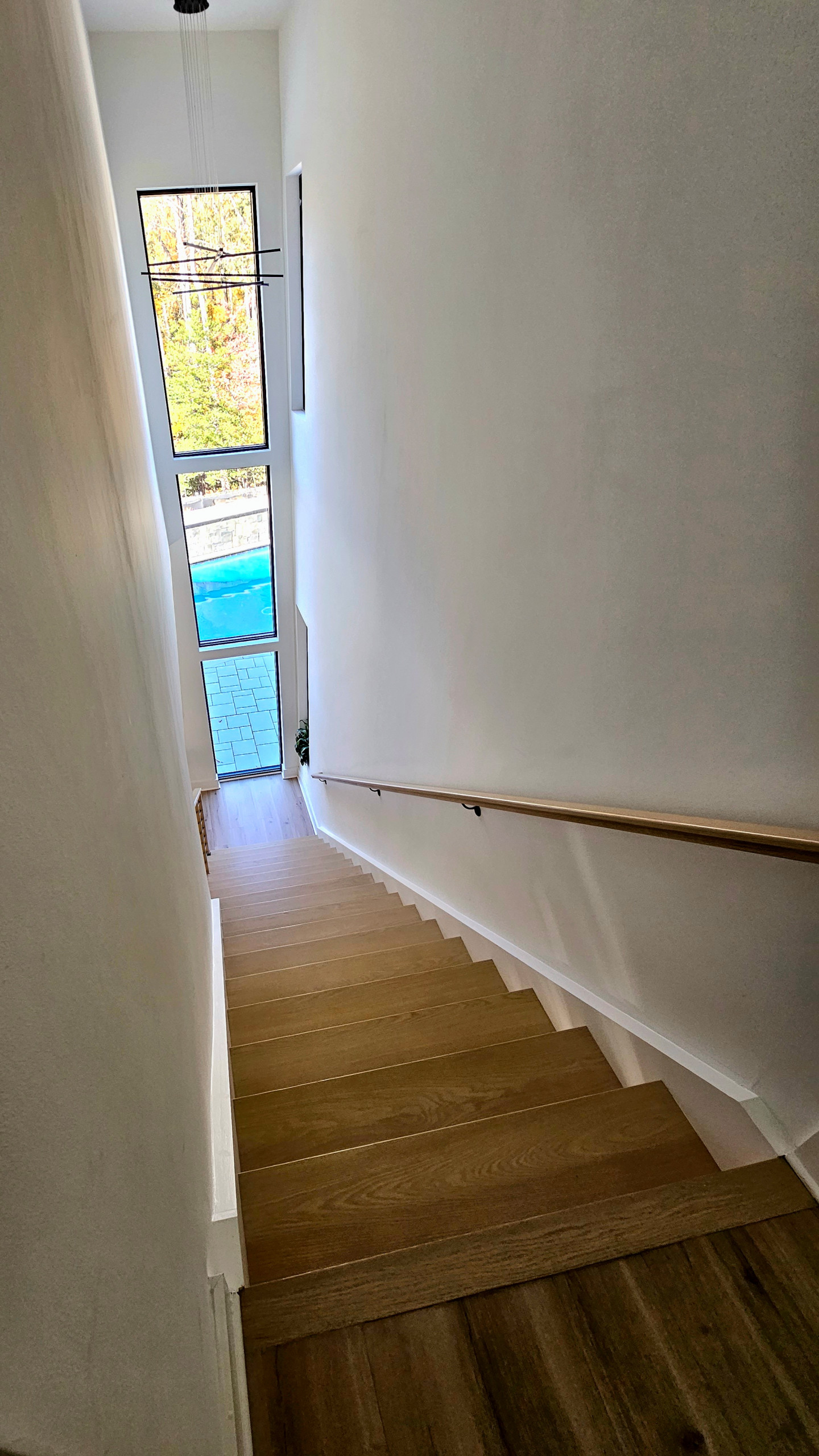 111_Open-Rise Stair with a Stunning Pool View, Great Falls, VA 22066