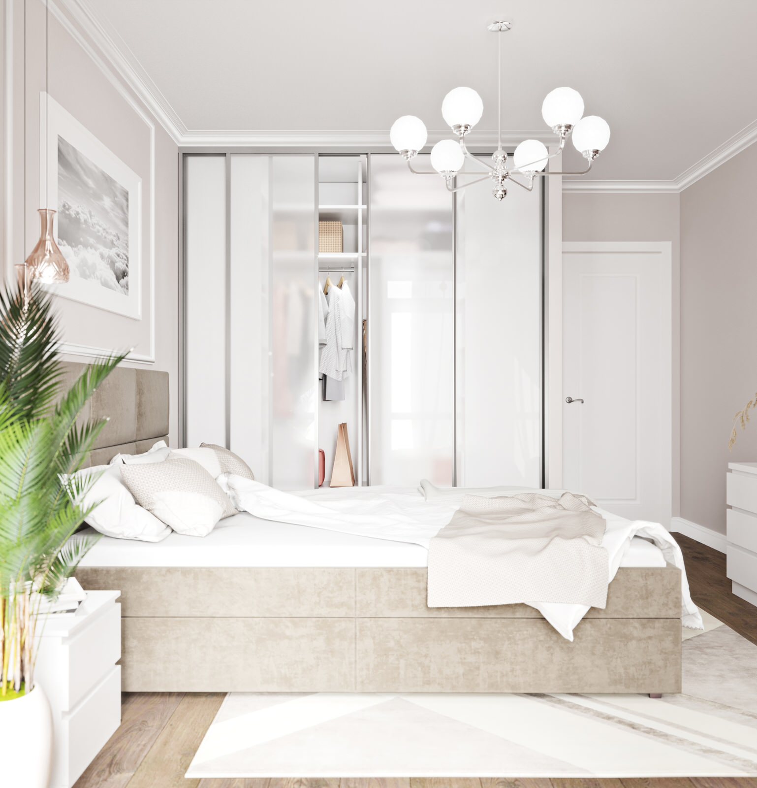 Квартира в неоклассике 40 кв.м.