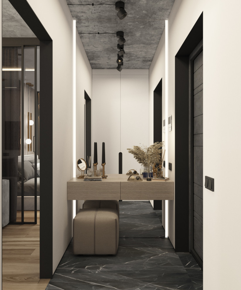 Интерьер прихожей, дизайнер Наталья Шевлякова