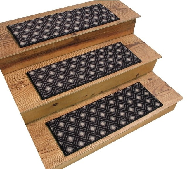 Dog Assist Carpet Stair Treads 8"x24" Diamante Metro Contemporary