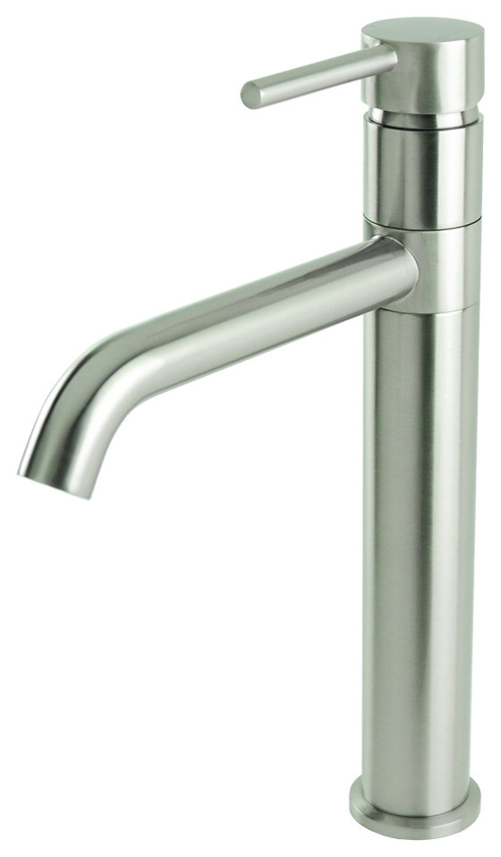 European Swivel Arm Vessel Sink Filler Faucet Transitional Bathroom