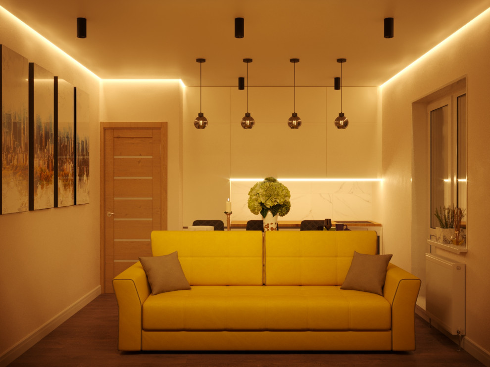 Дизайн-проект однокомнатной квартиры.