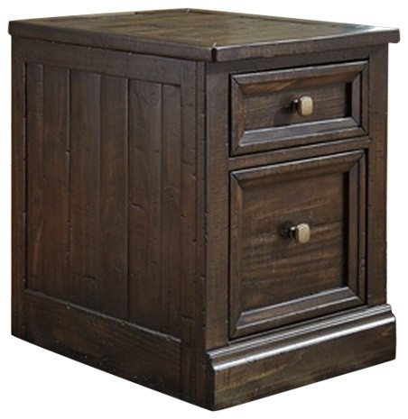 Ashley File Cabinet Townser, Grayish Brown - Rustic ...