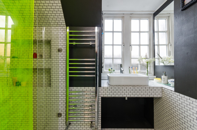 Hackney Flat eklektisch-badezimmer