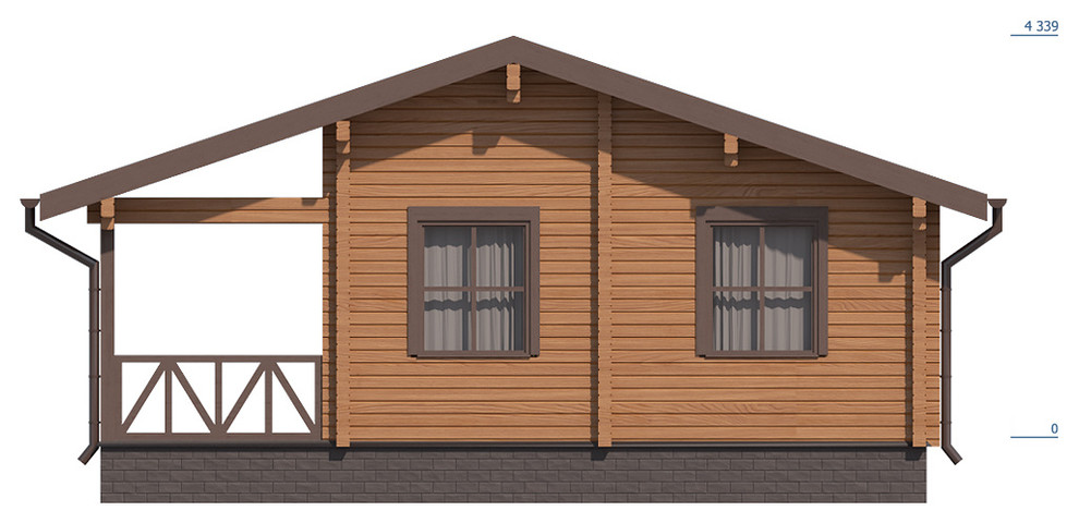 Дом из профилированного бруса "Химки"