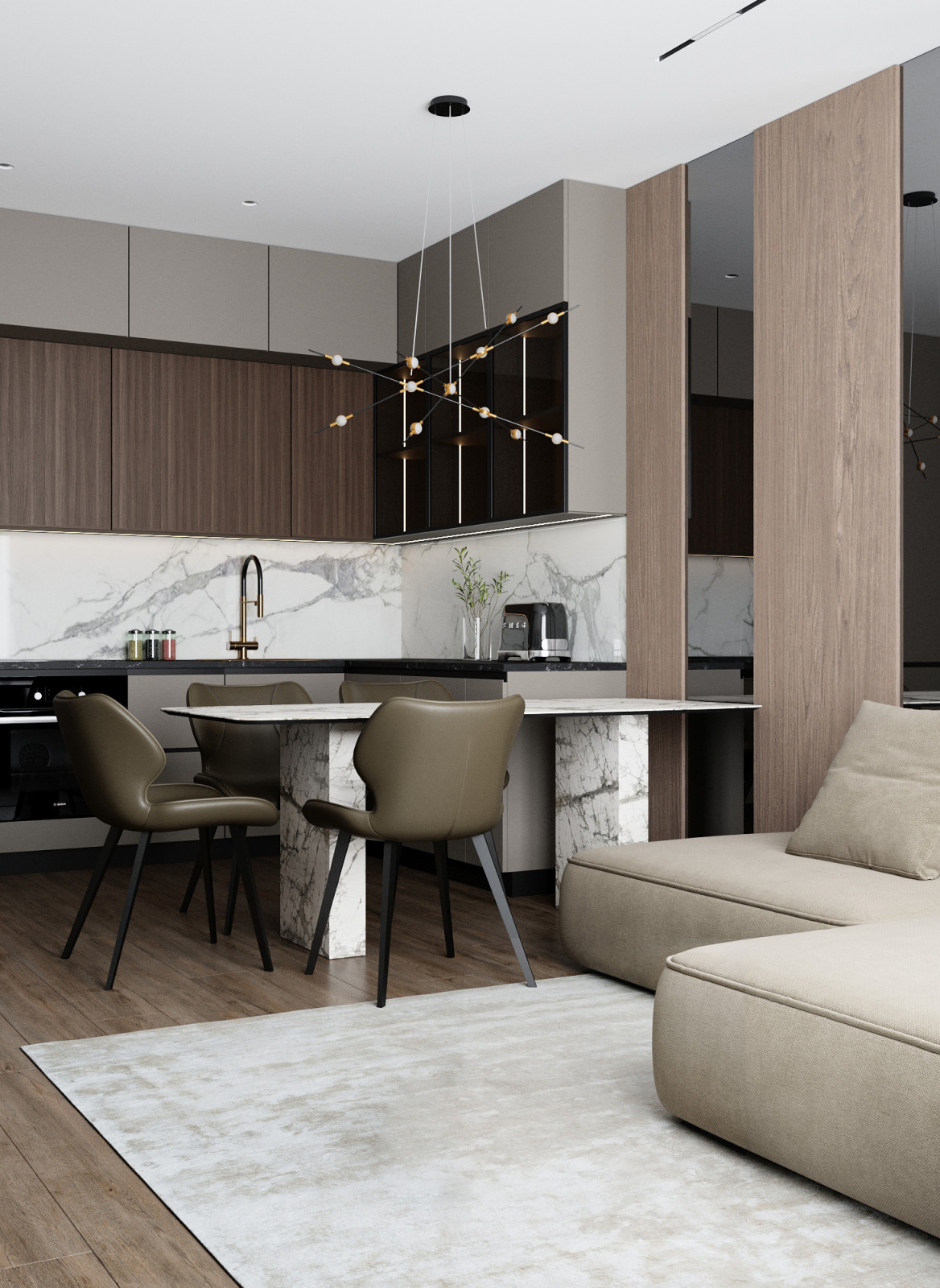 Интерьер квартиры в современном стиле