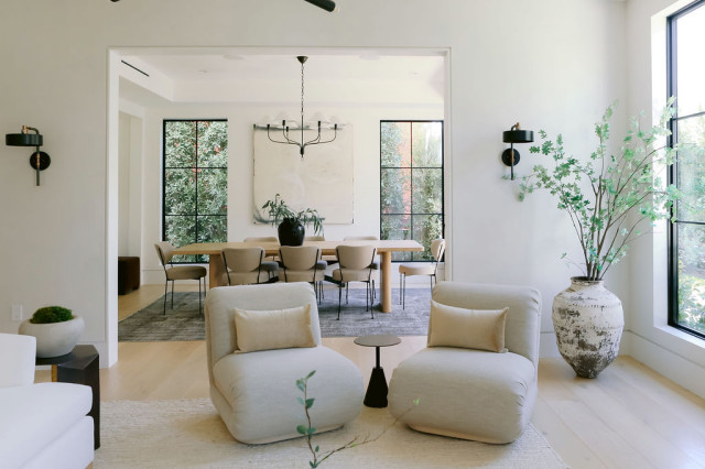 La Cumbre transitional-living-room