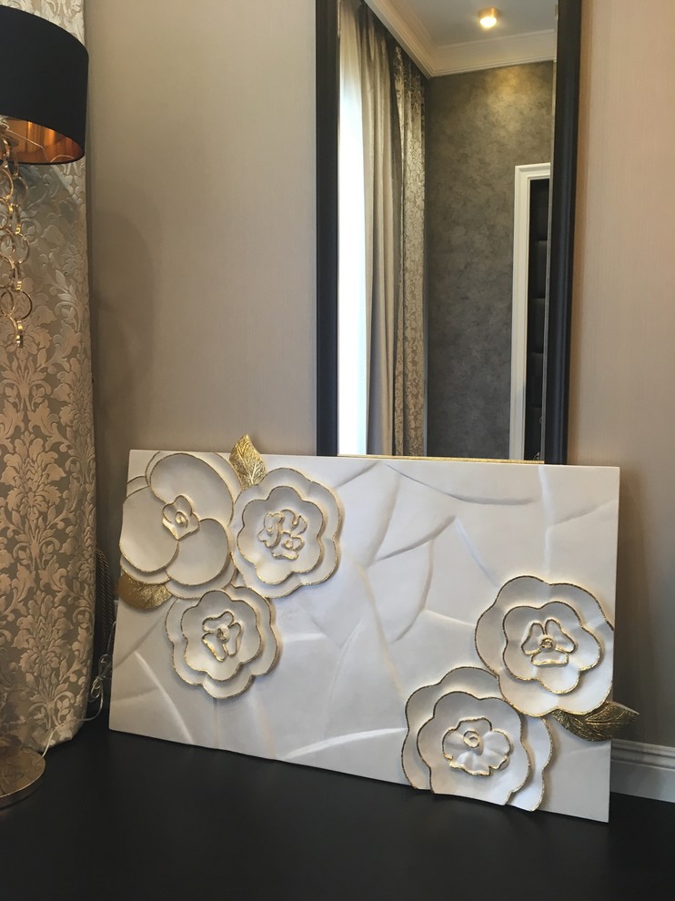 Панно "Белые цветы"