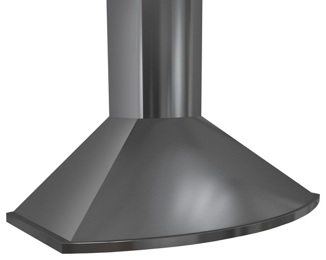 Zephyr 30" Europa Series Savona Wall Mount Hood in Black Stainless