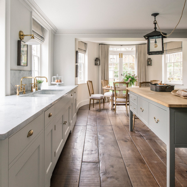 Walled Garden House rustic-kitchen