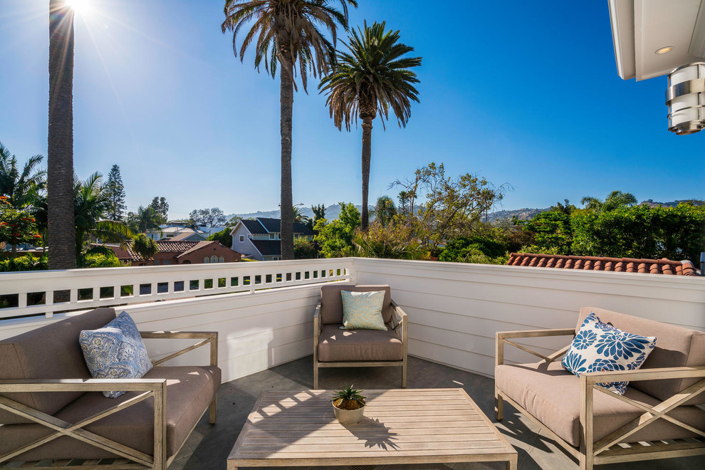 N Genesee Ave Contemporary Balcony Los Angeles by MARSHALL