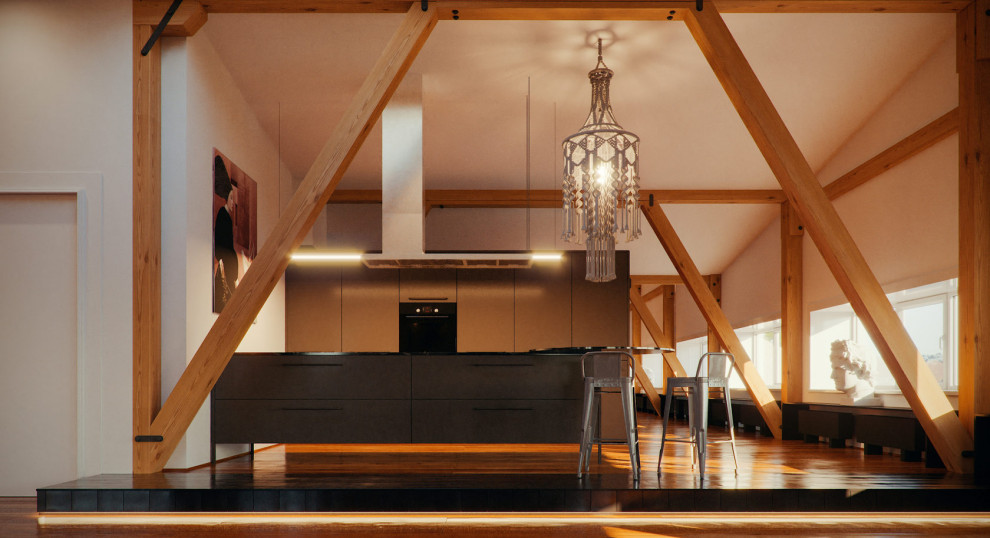 Двухуровневые апартаменты в Иркутске