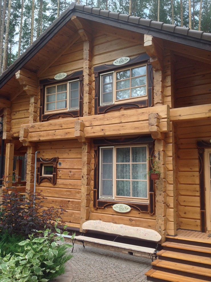 Частный жилой дом и баня на территории КП "Финский Залив" (Верхняя Сысерть)