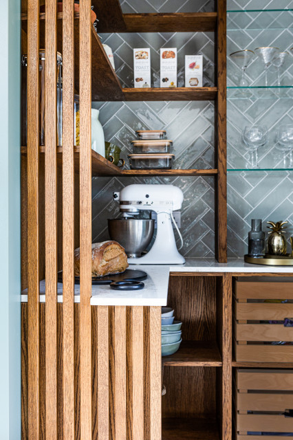 Mid-Century Modern Beach House retro-kitchen
