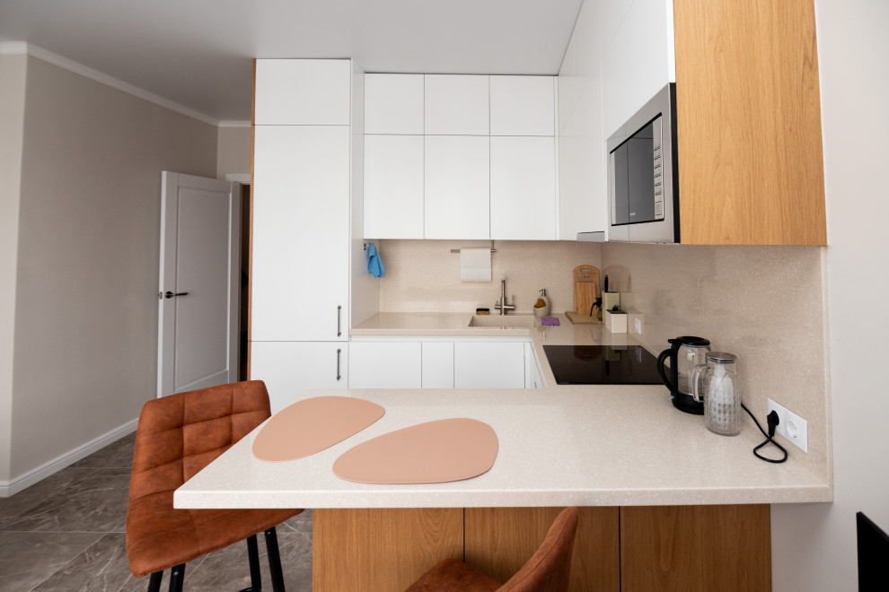 Современная кухня в минималистичном стиле