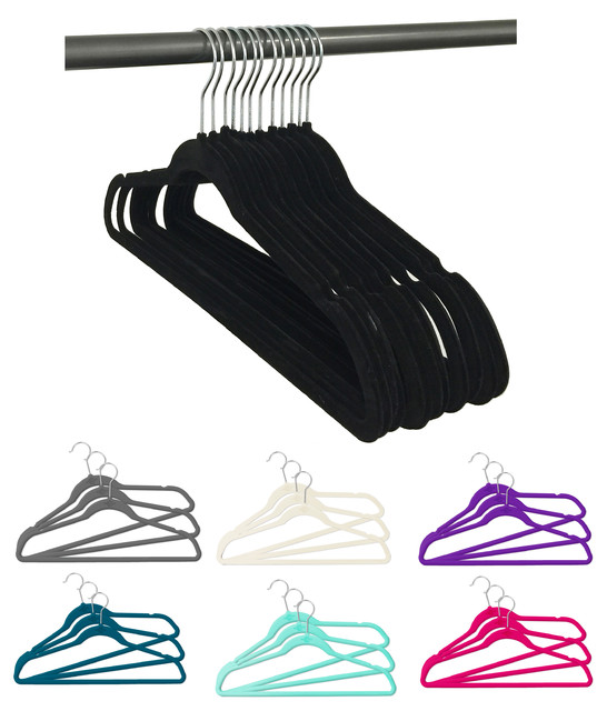 Closet Complete Velvet Hangers Contemporary Clothes By Closet Complete Velvet Hangers