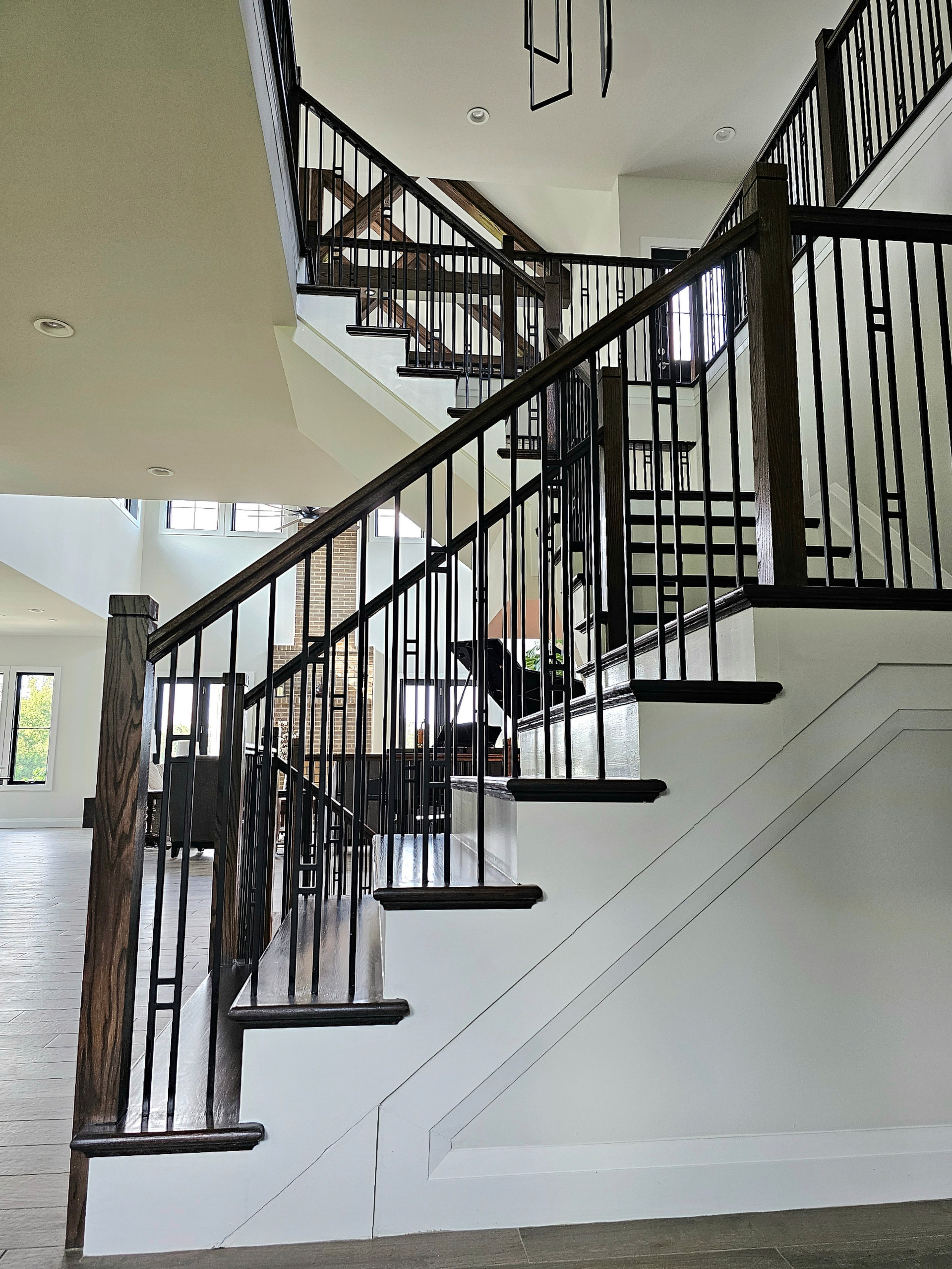 109_Impressive Floating Staircase in Countryside Retreat, Upper Marlboro, MD